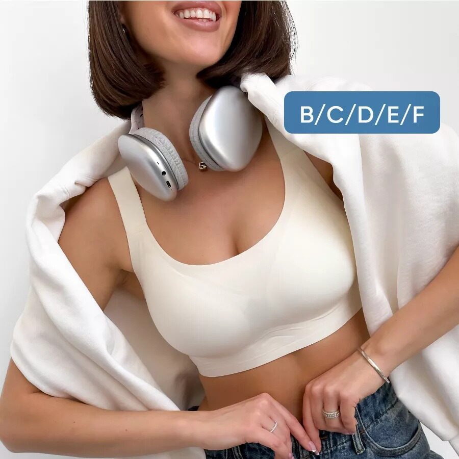 欧美外贸跨境大码无钢圈收副乳防下垂内衣女无痕大胸显小文胸罩