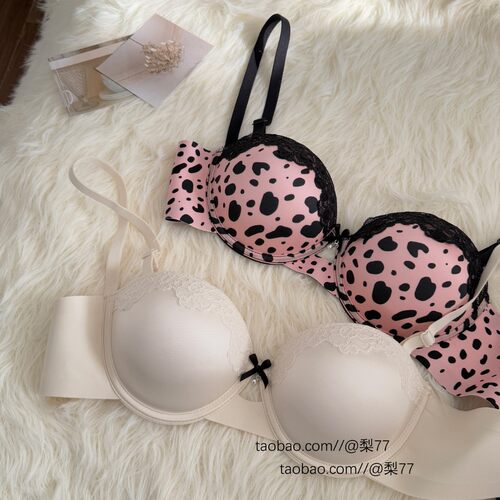 性感纯欲法式轻奢内衣女小胸聚拢显大圆球立体杯上托防下垂文胸罩