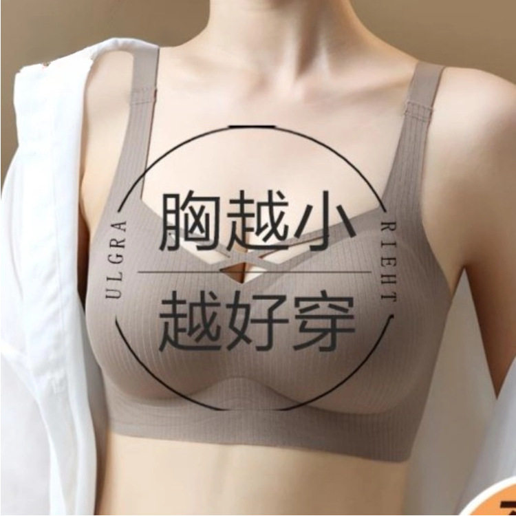 无痕内衣女聚拢小胸显大固定杯无钢圈文胸收副乳美胸防下垂胸罩