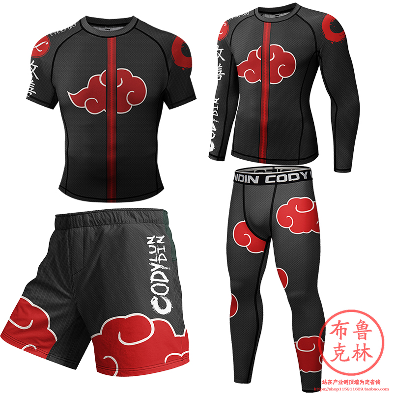 火影忍者健身衣速干紧身衣套装
