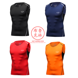 健身背心男夏季弹力紧身修身型男士无袖汗衫服跑步运动速干pro