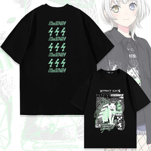 BanG Dream MyGO乐队纯棉短袖t恤男女通用休闲宽松上衣半袖夏季oh