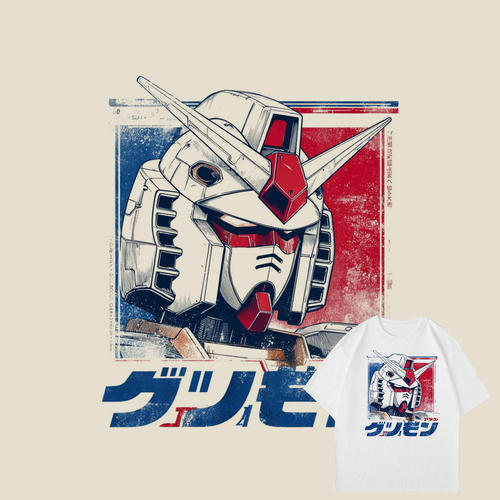元祖高达 RX-78-2 经典机甲印花T恤动漫主题短袖