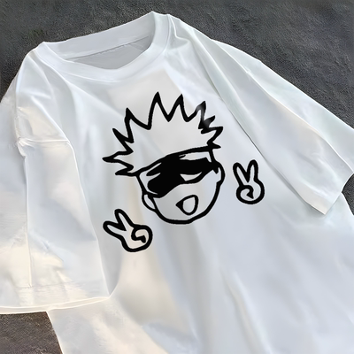 纯棉咒术回战五条悟老师T恤我悟了短袖Satoru Gojo痛衣衣服
