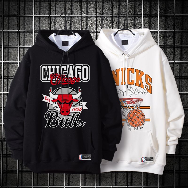 美式篮球春秋薄款连帽卫衣