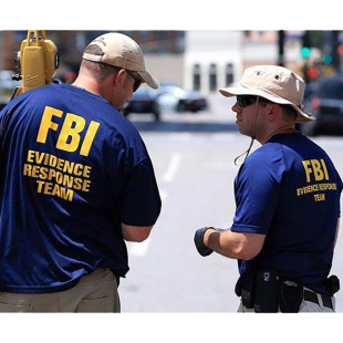 FBI美国联邦调查局探员短袖T恤男纯棉休闲半袖美式战队警迷衣服夏