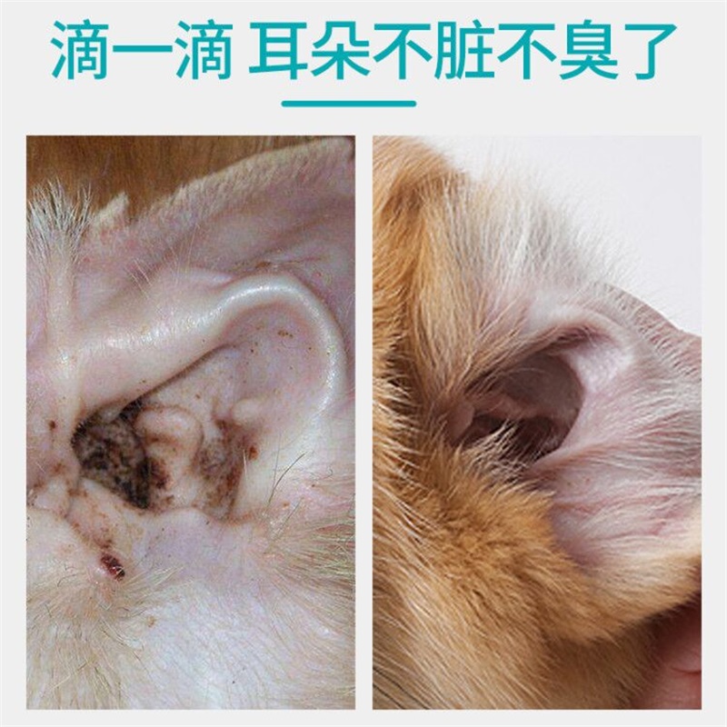 耳净舒宠物耳道猫咪洗耳液呵护耳道滴耳液狗狗祛耳垢耳臭清洁用品