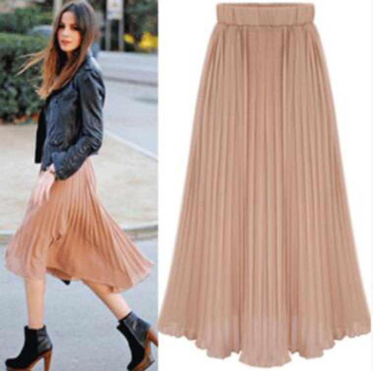 Women large size dress girls summer point long chiffon skirt|ruв категории Женская одежда, юбка - от Buy2taobao.com для оказания профессиональной услуги покупки агента Taobao