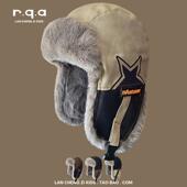 英国Nextchek儿童帽子冬季 加绒加厚男童雷锋帽保暖骑行男孩防风帽