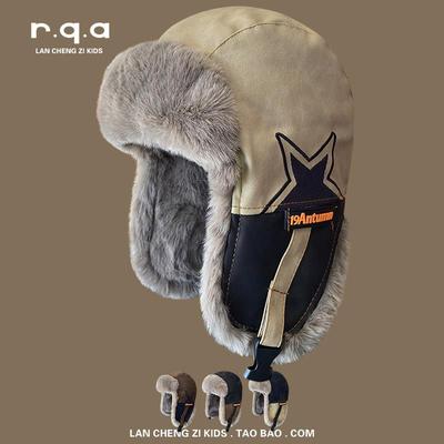 英国正品儿童帽子加绒加厚雷锋帽