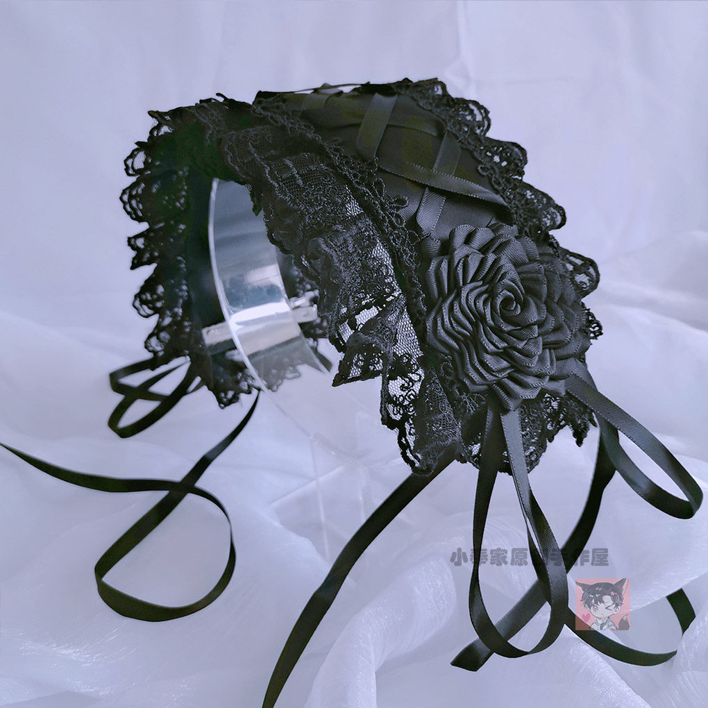 XIAOFENG LO HAIRBAND LOLITA GOTHIC HANAMARU HAIR ACCESSORIES LOLITA JAPANESE GIRL HEADDRESS ALL-MATCH KC SMALL THINGS