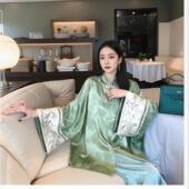 国风新中式 MOSS 凝妆 人丝提花立领对襟初春短外套女