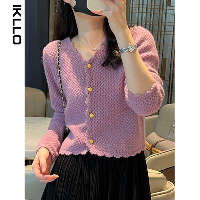 秋冬装新款女装小香风短款上衣