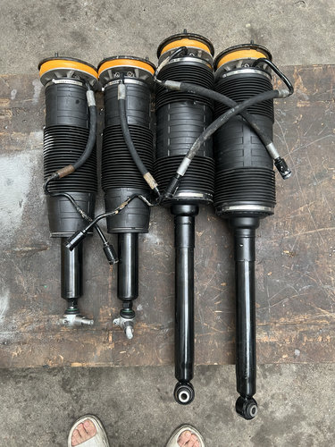 适用奔驰W221前后油压减震器S63 S600 S65液压避震器拆车可维修