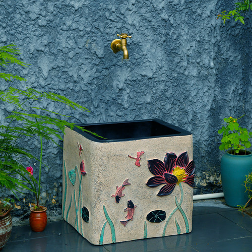 阳台卫生间家用拖布盆小号拖把池