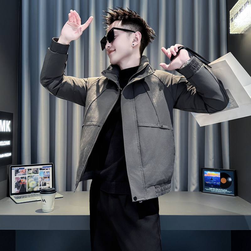 灰首314B-2-F15-P138控178冬款加厚棉衣男休闲棉服外套，男装棉衣，星座314B-2