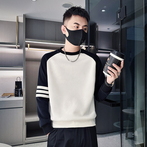 灰首314B-2-WY888-P58控78秋新款卫衣男时尚潮流百搭上衣男图片