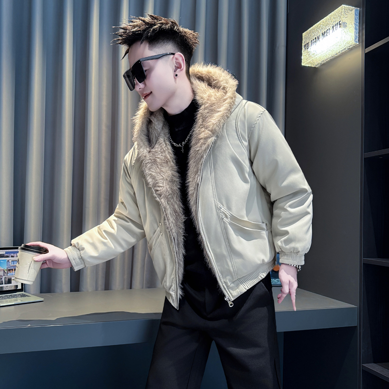 白首314B-2-F08-P148控198冬款加厚棉衣男休闲棉服外套，男装棉衣，星座314B-2