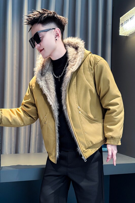 黑首314B-2-F08-P148控198冬款加厚棉衣男休闲棉服外套,男装棉衣,星座314B-2