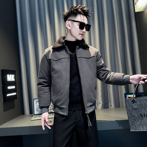 黑首314B-2-F05-P138控178冬款加厚棉衣男休闲棉服外套图片