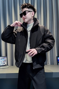 黑首314B-2-F09-P138控178冬款加厚棉衣男休闲棉服外套图片
