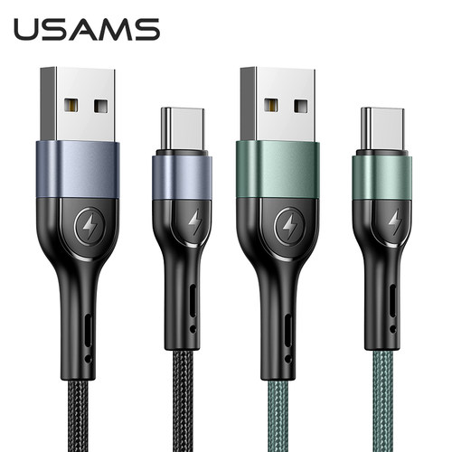 优胜仕U55 Type-C铝合金编织数据线手机充电线适用华为Vivo小米OP