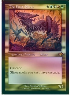 【学府卡牌】万智牌 MTG 原初裂片妖 中英文 老框闪 MH2 蚀刻