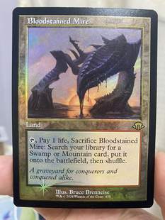 【学府卡牌】万智牌 MTG 血斑泥沼 中英文 老框闪 摩登新篇3 MH3