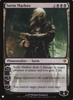 【学府卡牌】万智牌 MTG 索霖马可夫Sorin Markov 英文 简中 M12