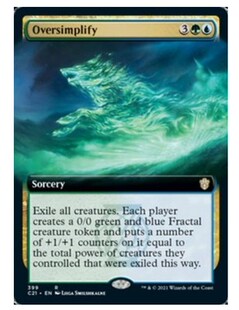 【学府卡牌】万智牌mtg 过度简化 指挥官2021 C21 英文 扩画 稀有