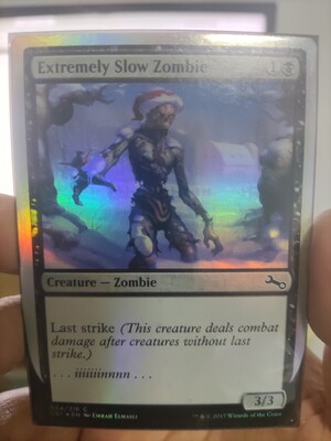 【学府卡牌】万智牌 英文闪 054Extremely Slow Zombie 鸡飞3 UST