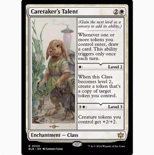 【学府卡牌】万智牌 mtg 照护者才能 英文 日印闪 斑隆洛 BLB