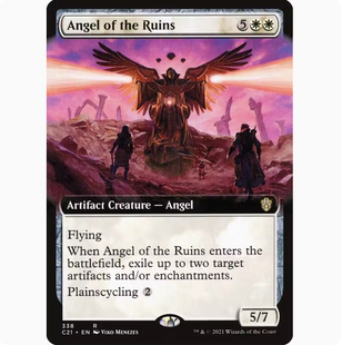 【学府卡牌】万智牌 MTG 遗迹天使 英文 扩画平 指挥官2021 C21