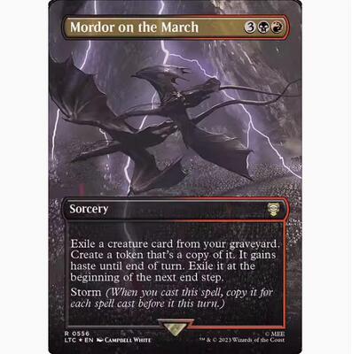 【学府卡牌】万智牌 Mordor on the March 英文潮涌闪 魔戒假日版