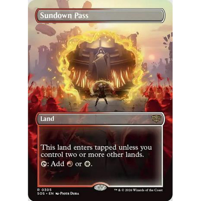 万智牌 日落隘口 Sundown Pass 异画闪 斯翠海文的秘密 SOS