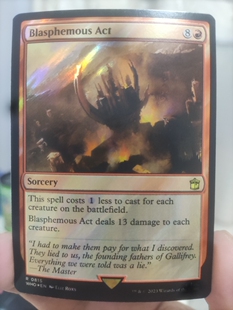 【学府卡牌】万智牌 MTG 渎神行径 英文 潮涌闪 WHO 神秘博士
