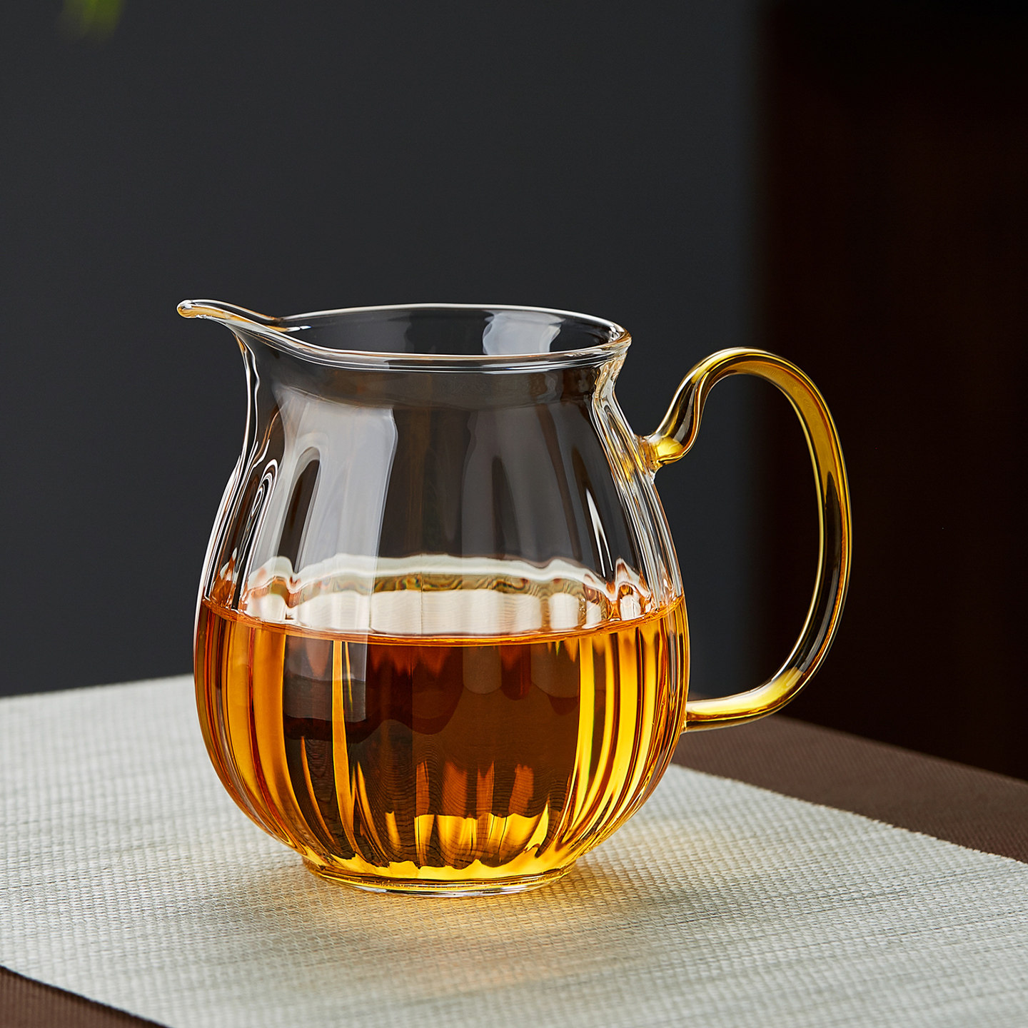 玻璃公道杯茶海分茶器茶具图片