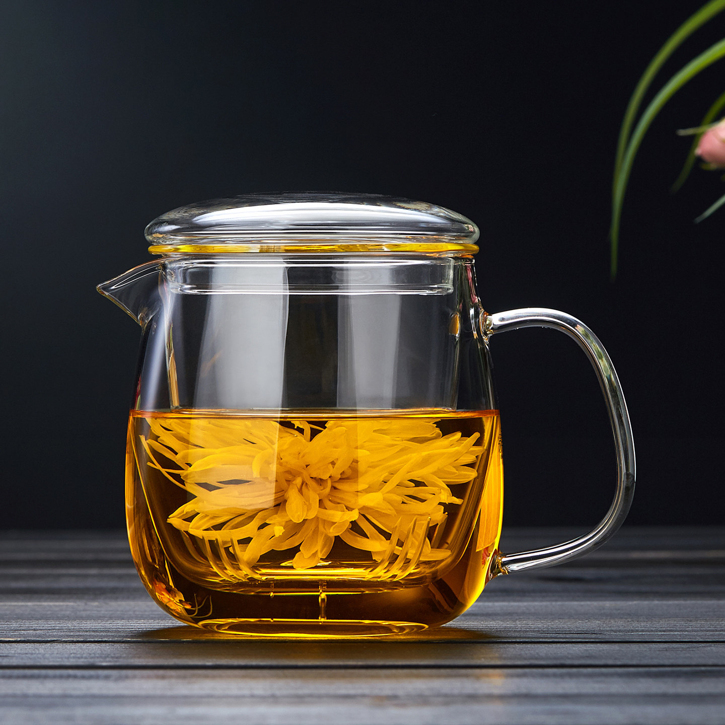 绿昌明玻璃泡茶壶小号泡茶器套装