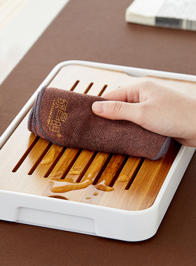 绿昌明竹制茶盘迷你干泡小茶台储水小号托盘日式简约家用小型茶海