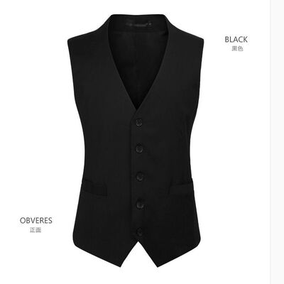 工作服修身春秋款马甲西服英伦风