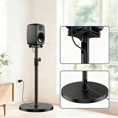 适用于真力G2 8020D 8320A 4020 HIFI音箱内走线伸缩托盘落地支架