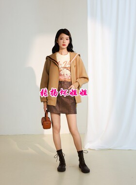 拍前询价 安所正品米薇希 2024年春季连帽上衣外套 FC3W771 包邮