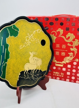 中式茶艺|朱炳仁铜茶盘