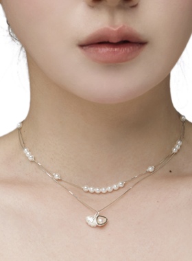 QIAOONE原创设计s925银珍珠项链