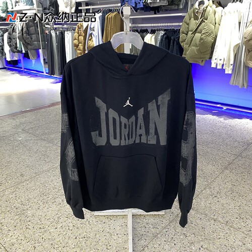 耐克JORDAN男子连帽卫衣套头衫