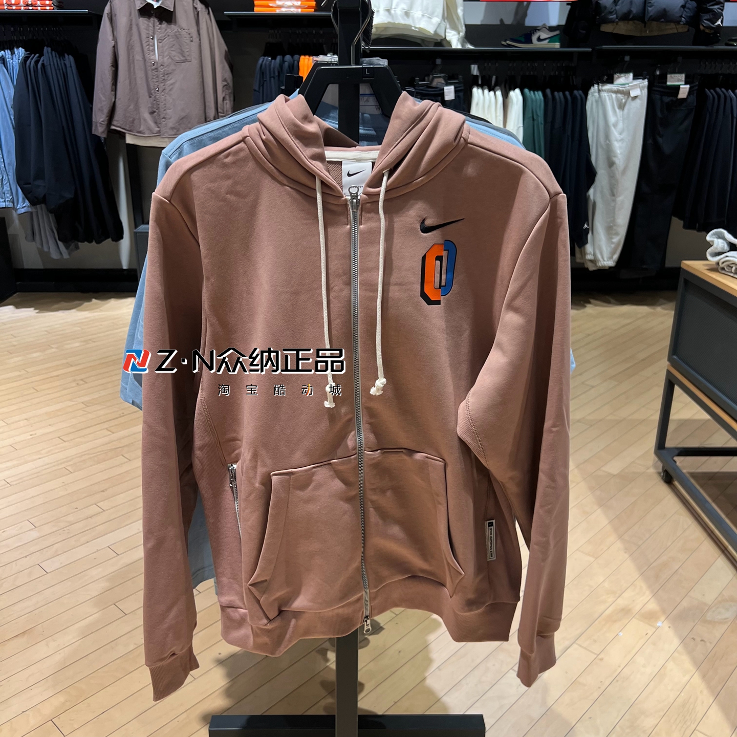 耐克男连帽防风运动休闲夹克外套