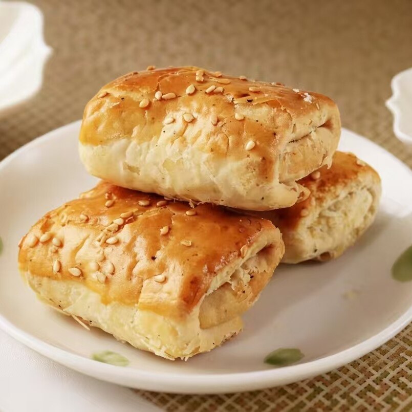 山东老字号 景德东咸酥饼  博山小吃 点心零食 小时候