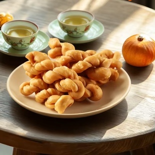 景德东糕点 咸麻花 传统点心 零食山东老字号特产小吃