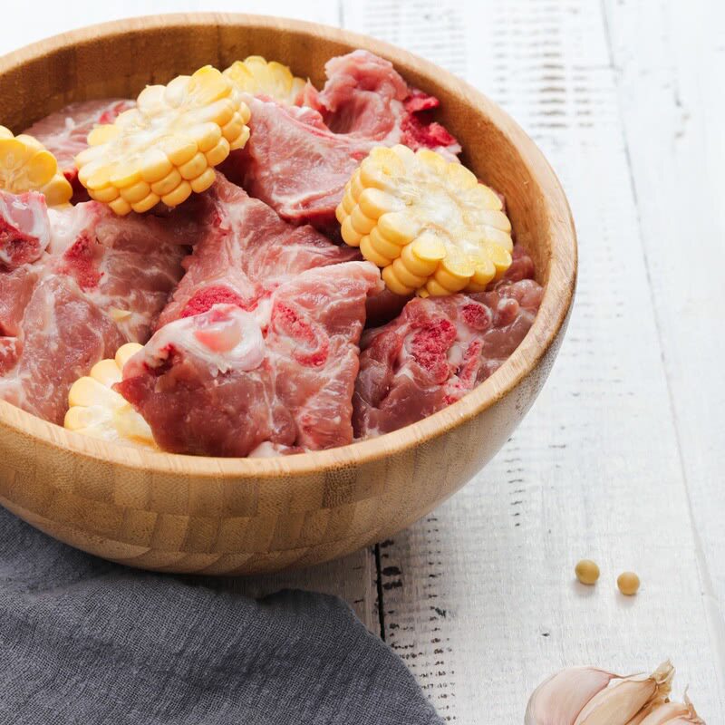 山姆   冰鲜黑猪汤骨1kg 脊骨筒骨肋排 顺丰冷链干冰图片