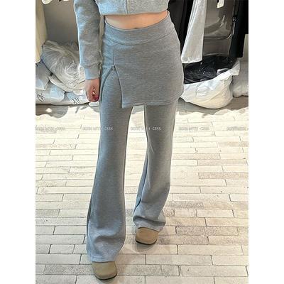 BORNWITH假两件叠穿休闲裤